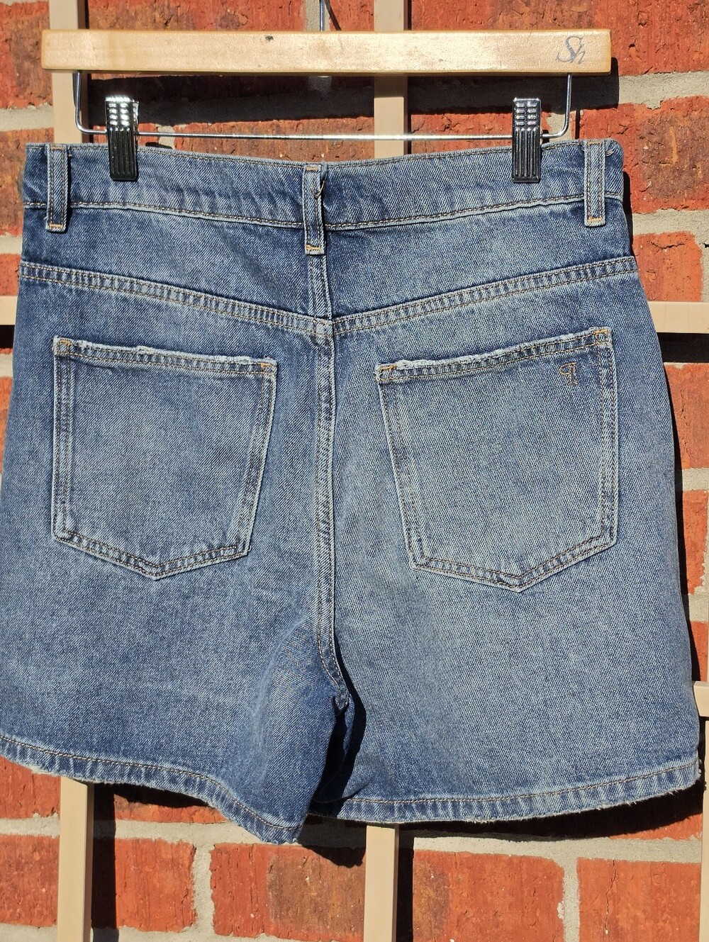 NEW Anthropologie Pilcro Country Denim Skort 28 - Picture 9 of 12